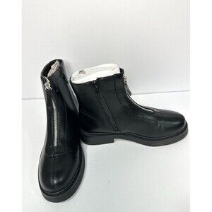 Steve Madden Kids Jones Black Zip Boots Sz  5 Youth New Without Box Ankle Boots